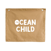 Brown neutral Ocean child banner. Surf Boys bedroom styling. Boys surf bedroom decor. Boys surf bedroom wall banner. Boys surf room inspo. Beach boys bedroom inspo. Beach boys bedroom ideas. Coastal boys bedroom banner. Boys wall banner. Ocean boys bedroom decor. Neutral Tan boys bedroom decor.