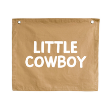 Little cowboy kids wall banner | wall hanging ~ Camel