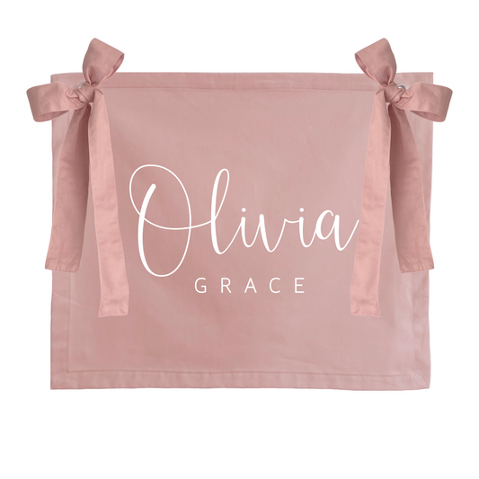 Personalised custom girls wall banner / wall hanging ~ Petal ~ 6 fonts