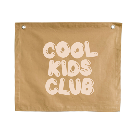 Cool kids club wall banner ~ Camel ~ Sale
