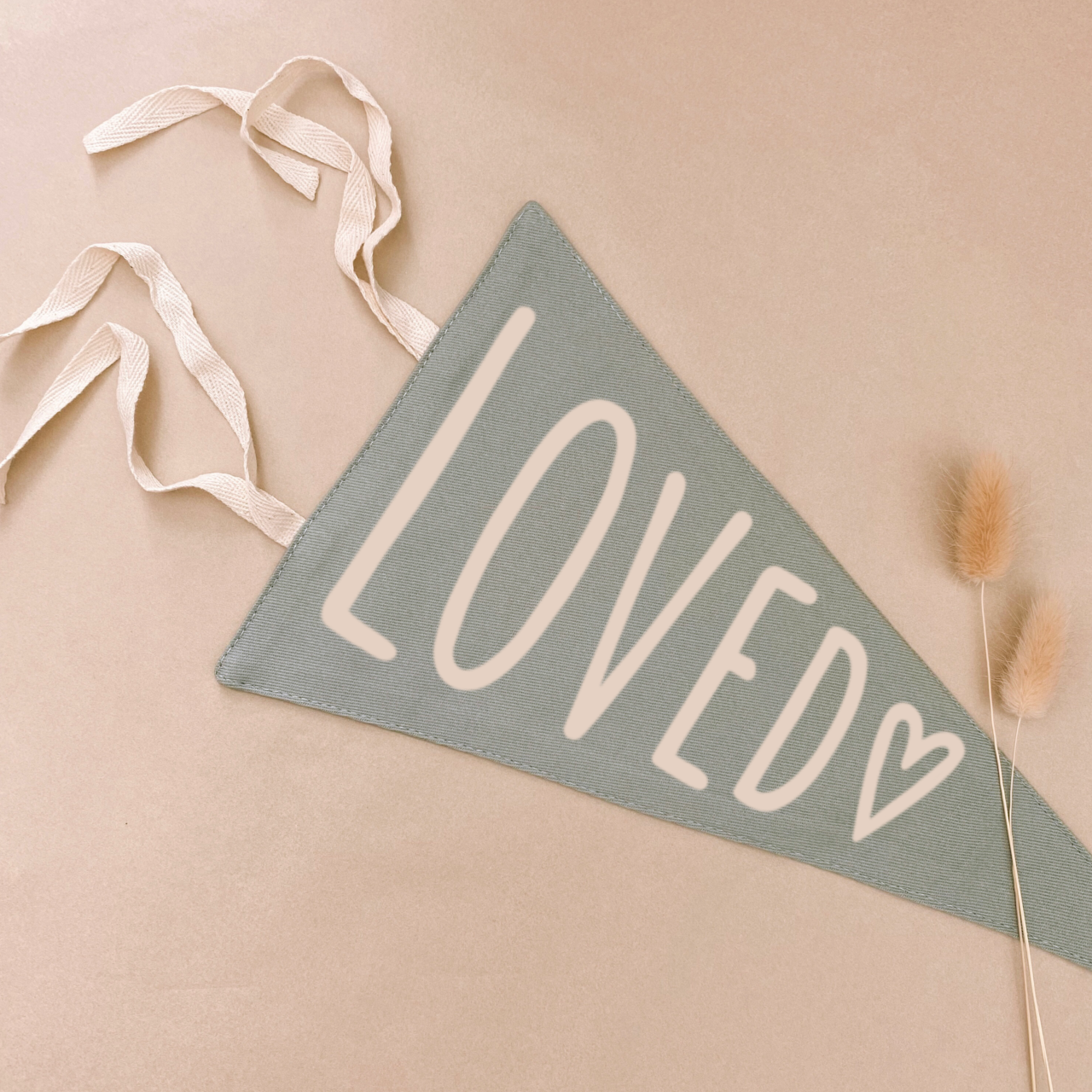 Kids nursery pennant flag. Kids loved wall flag. Gender neutral bedroom wall banner. Kids loved playroom flag banner. Kids playroom wall flag. Kids bedroom styling. Kids bedroom wall decor. Kids bedroom inspo. Kids bedroom decor ideas. 7 year old bedroom ideas. 10 year old bedroom ideas. 12 year old bedroom ideas. 
