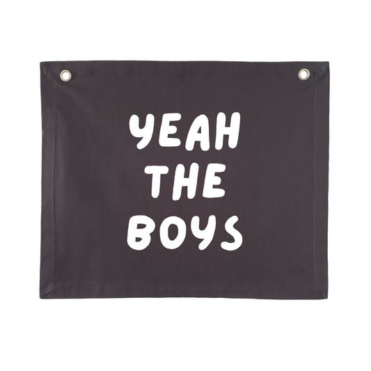 Yeah the boys kids wall banner / wall hanging ~ Smoke