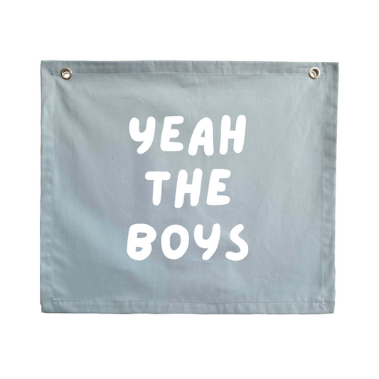 Yeah the boys kids wall banner / wall hanging ~ Sky