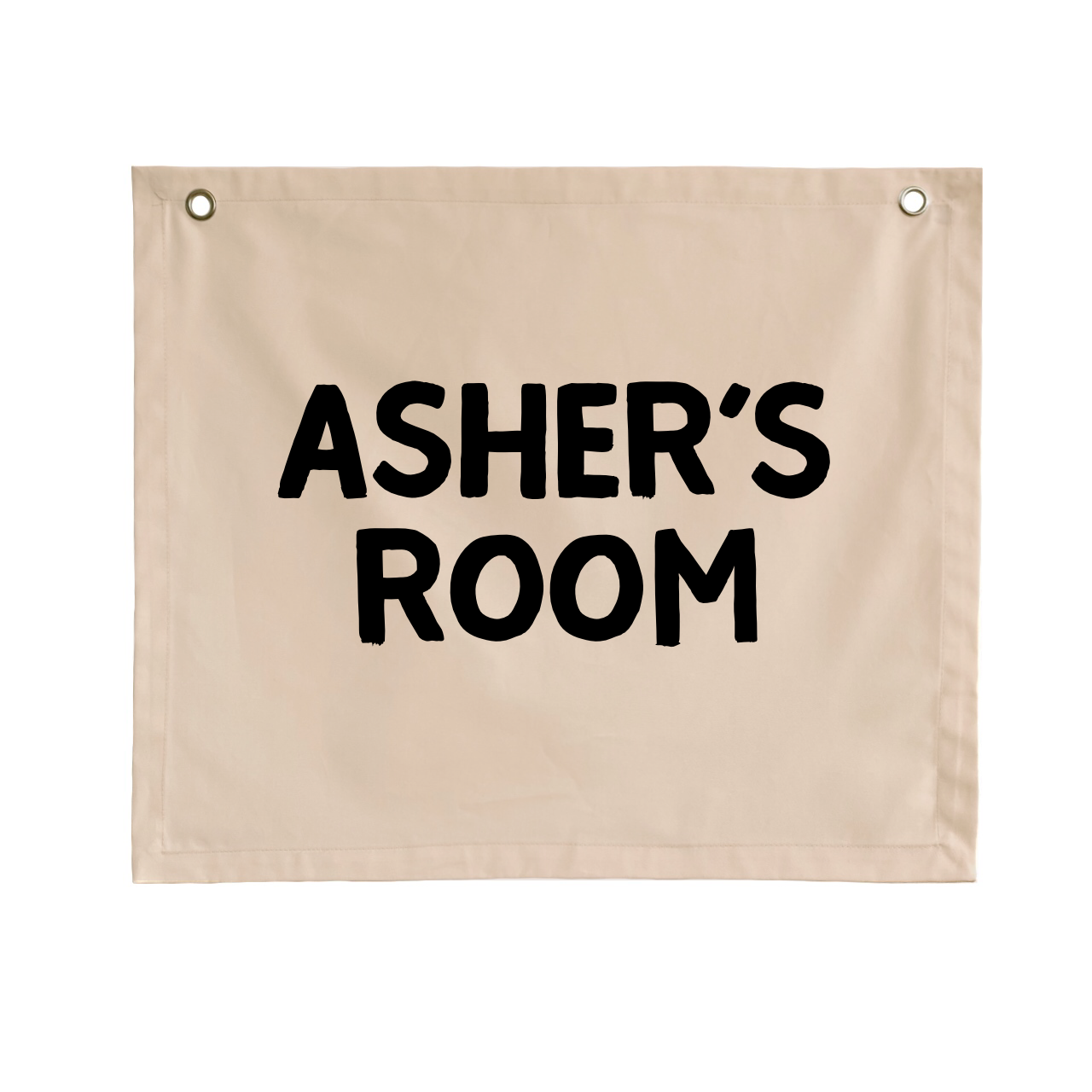 Personalised my room wall banner ~ Warm sand