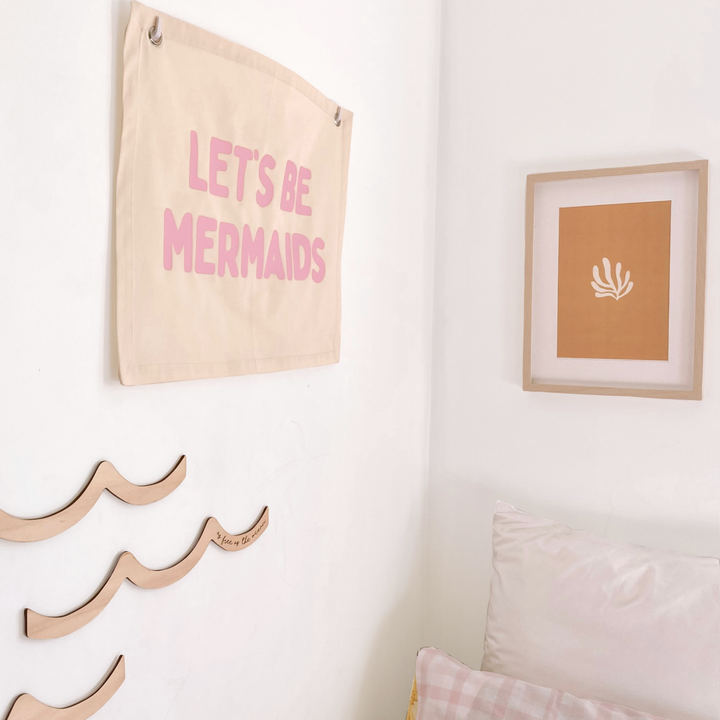 Girls mermaid wall banner. Girls under the sea room banner. Let’s be mermaids wall banner. Girls ocean bedroom wall banner. Girls mermaid wall decor. Ocean girls bedroom styling. Mermaid girls bedroom wall decor. Girls mermaid room inspo. Under the sea girls bedroom inspo. Girls ocean bedroom ideas. Girls under the sea bedroom decor. Girls mermaid wall decor. Mermaid wall banner.