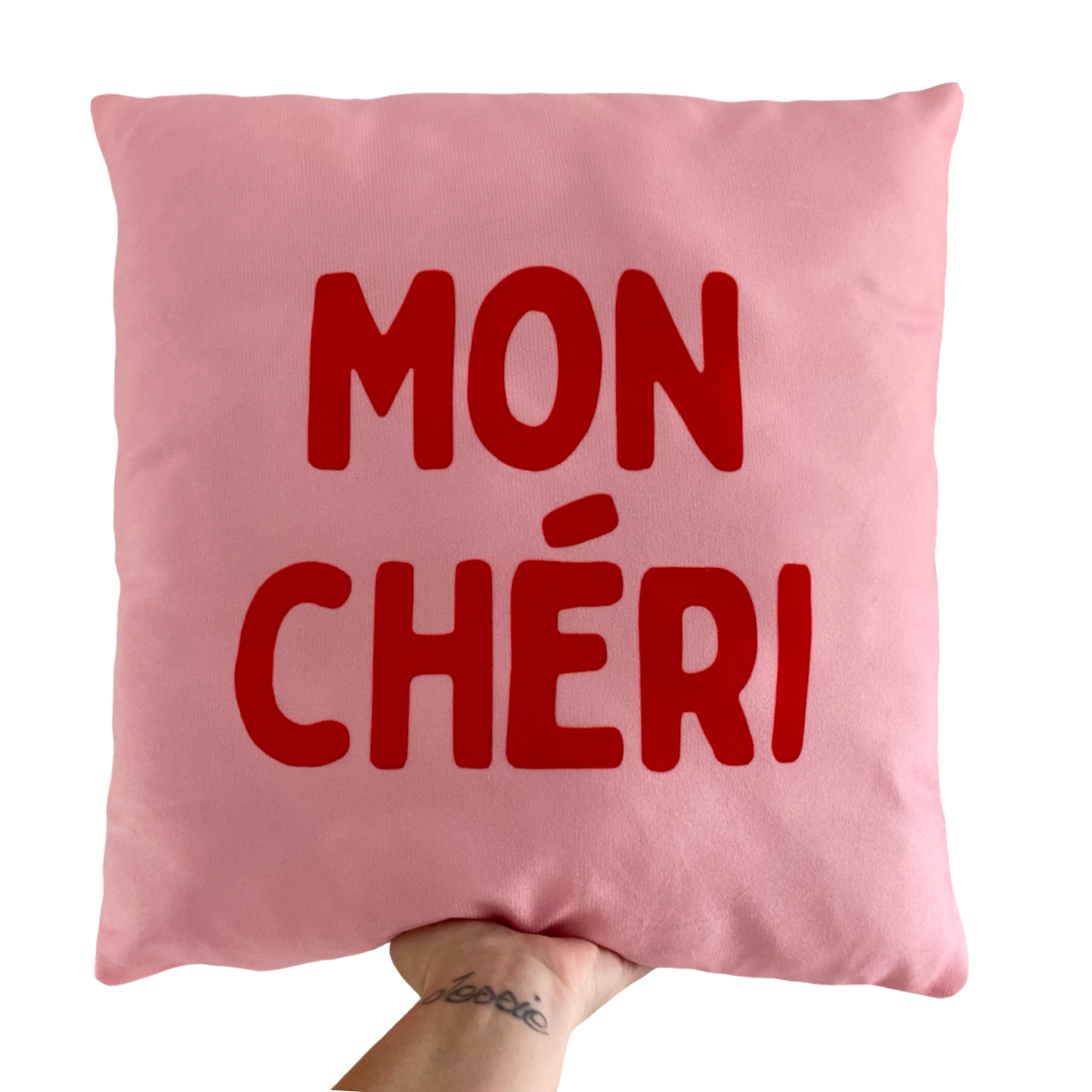Mon Cheri cushion slip  ~ Sample
