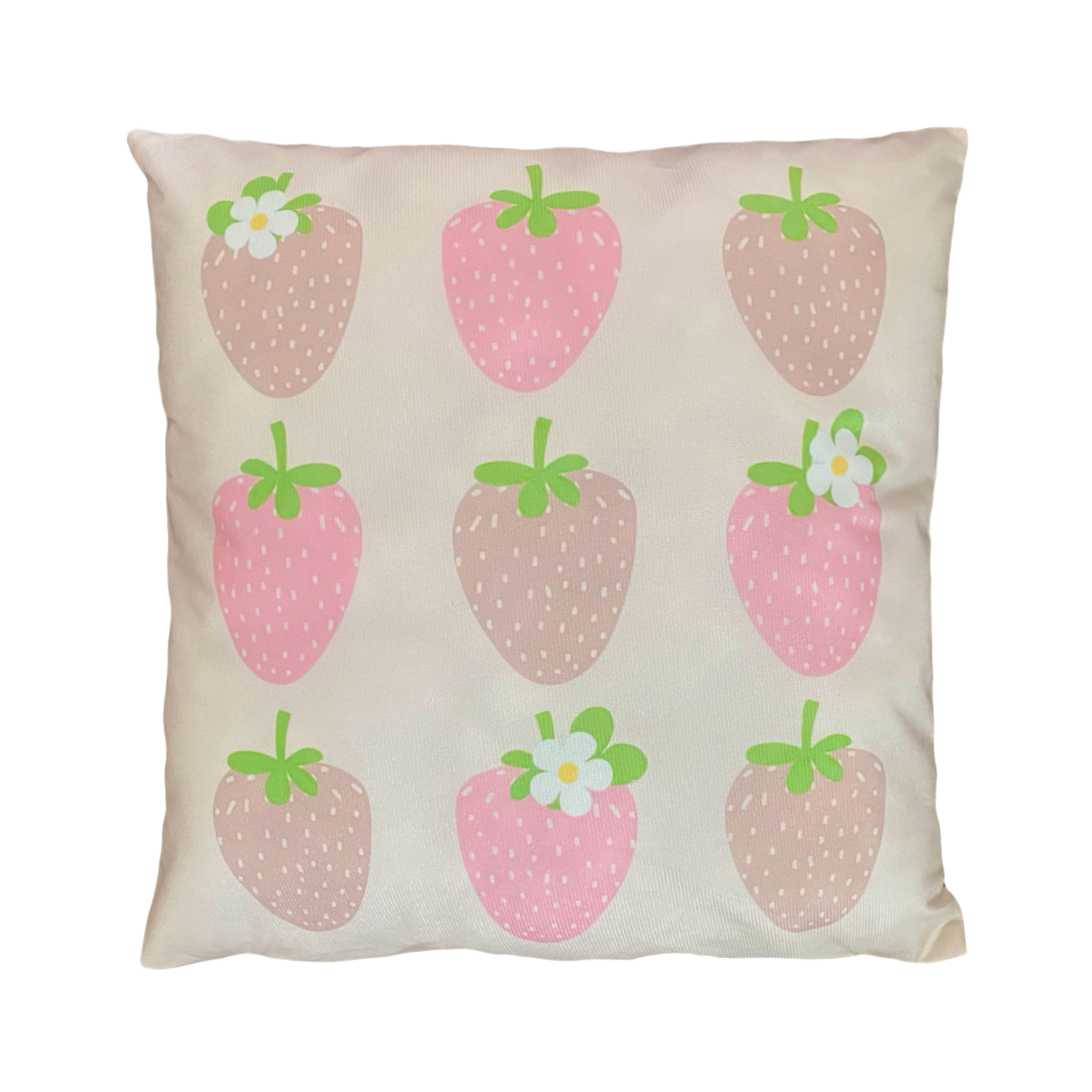 Strawberry fields cushion slip  ~ Sample