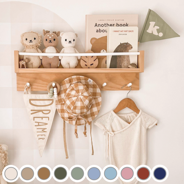 Dreamer tie up pennant flag | Nursery decor