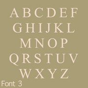 Personalised initial alphabet soup pennant flag  ~ Fern green
