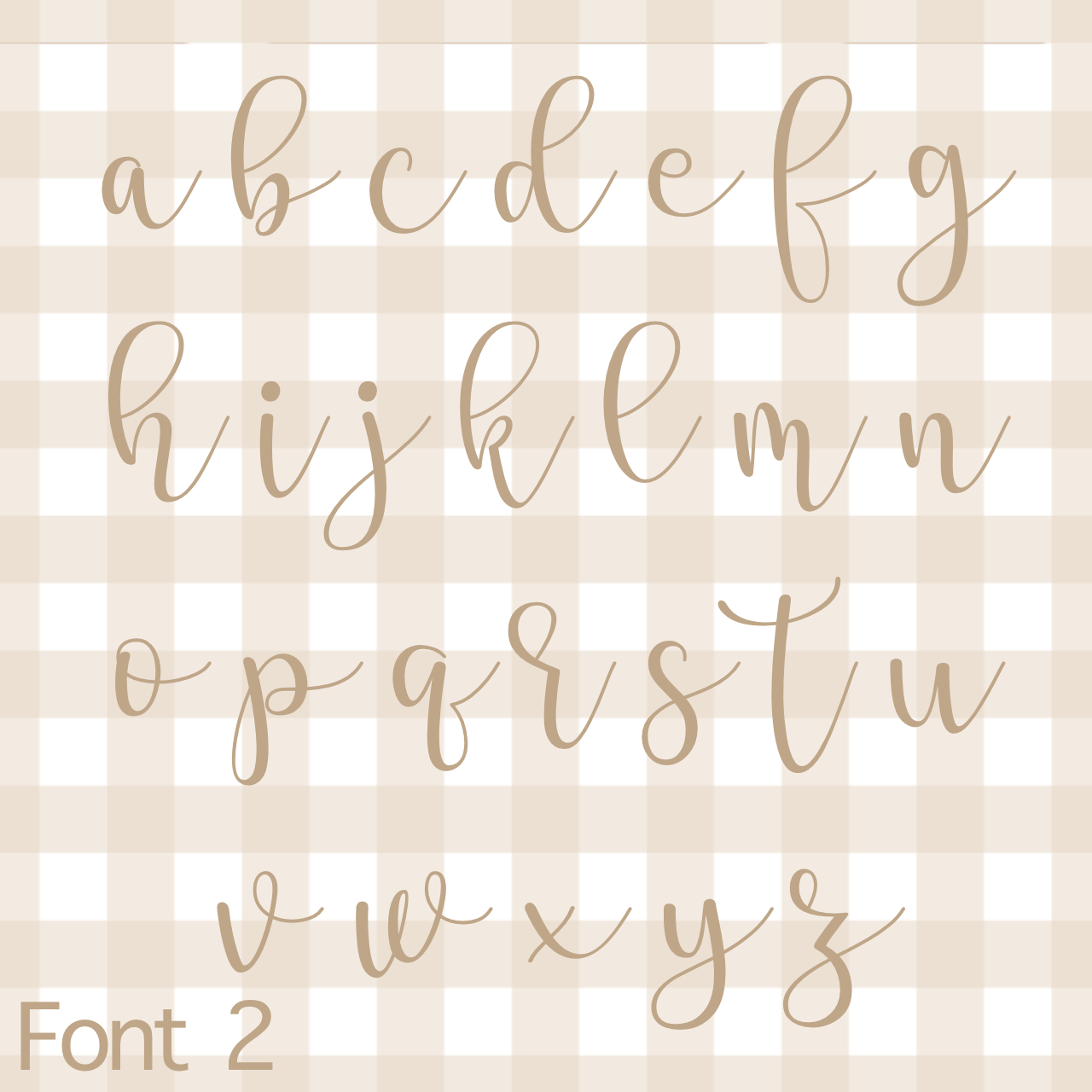 Personalised initial alphabet soup pennant flag  ~ Neutral gingham