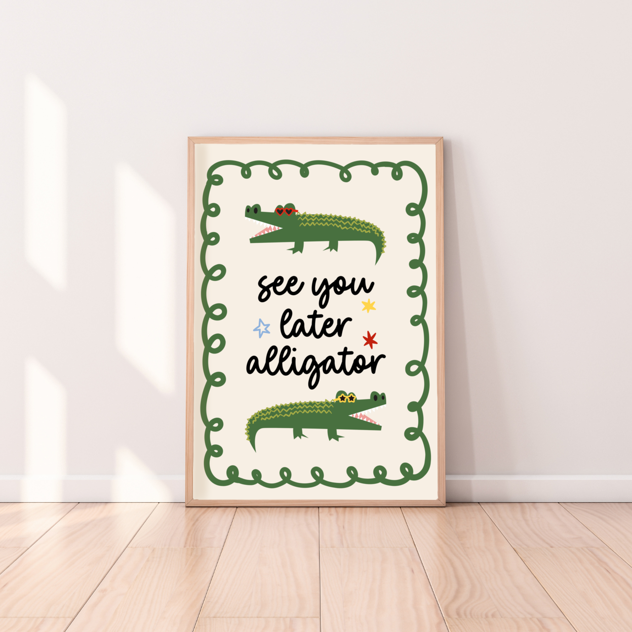 Cool Croc Print, See You Later Alligator Print, Alligator Wall Art, Crocodile Wall Art, Crocodile Kids Print, Alligator Kids Print, Kids Crocodile Decor, Boys Wall Art, Boys Bedroom Print, Boys Bedroom Decor, Kids Room Wall Art, Kids Bedroom Print, Cool Boys Decor, Fun Boys Wall Art, Playful Kids Decor, Colourful Boys Decor, Crocodile Bedroom Decor, Alligator Bedroom Decor, Animal Wall Art Kids, Kids Animal Print, Nursery Wall Art, Playroom Wall Art, Kids Playroom Decor, A4 Kids Print, A3 Kids Print, Unfram