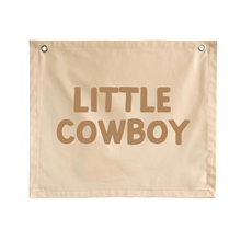 Little cowboy kids wall banner | wall hanging ~ Shell