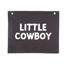 Little cowboy kids wall banner | wall hanging ~ Smoke