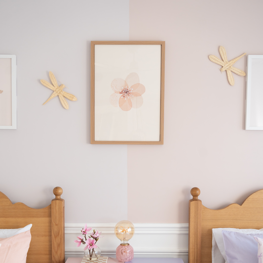 Live In Full Bloom girls floral wall prints / wall art ~ 2 designs
