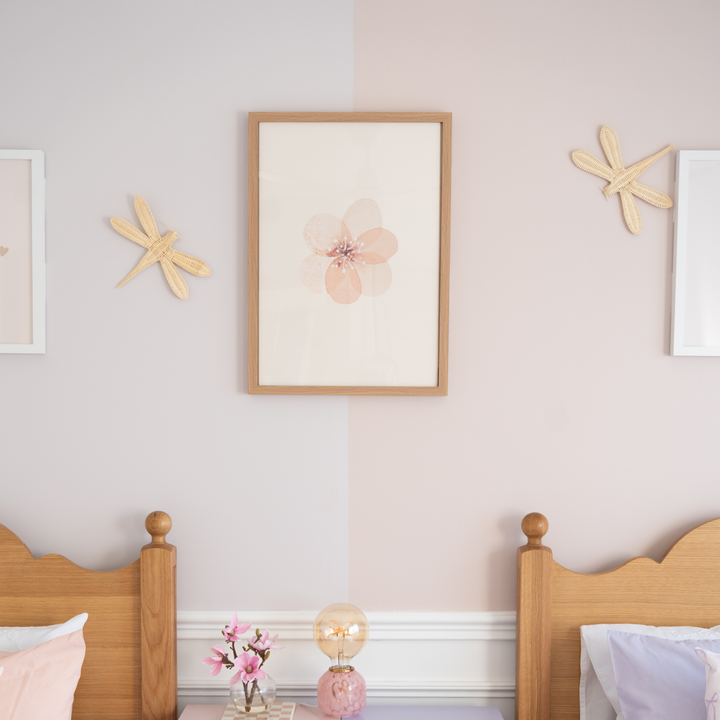 Pink girls room. Soft pink nursery decor. Vintage girls bedroom styling. Classic girls pastel pink bedroom decor. Girls delicate floral wall art. Vintage girls room inspo. Floral girls bedroom inspo. Timeless girls pink bedroom ideas. Elegant girls bedroom art. Girls feminine bedroom. Baby pink girls bedroom decor. Vintage girls nursery decor. Classic pink bedroom.