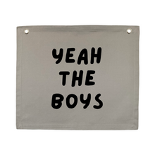 Yeah the boys kids wall banner | wall hanging ~ Mist grey