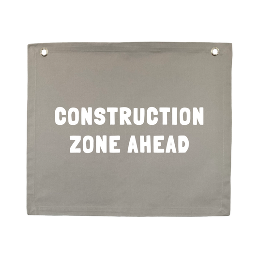 Construction zone banner. Construction bedroom styling. Boys bedroom wall decor. Boys construction wall banner. Boys construction vehicles bedroom inspo. Boys bedroom decor ideas. Boys construction decor. Dump truck wall decor. 10 year old boys bedroom ideas. Excavator boys bedroom decor. 7 year old boys bedroom ideas. Forklift boys bedroom. Cement mixer themed boys bedroom.
