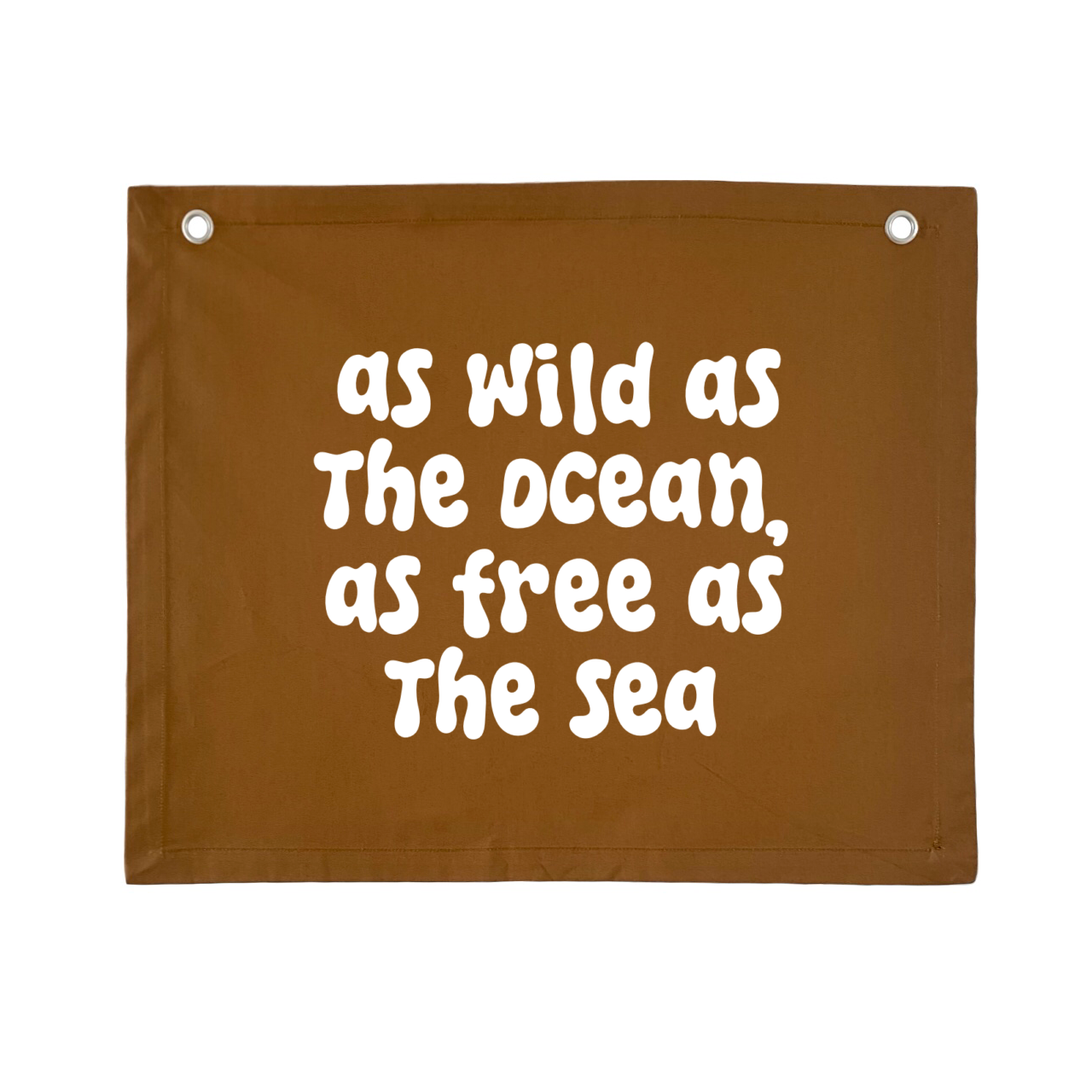 As wild as the ocean kids wall banner / wall hanging ~ Spice