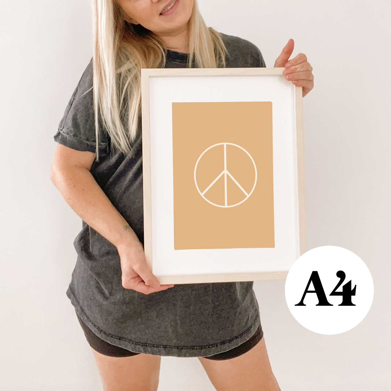 Simple peace sign wall print. Peace symbol wall art. Peace sign kids unframed print. Kids wall art. Kids wall print. Surf boys bedroom print. Surf boys bedroom styling. Boys surf bedroom wall decor. Surf boys bedroom wall art. Boys surf room inspo. Beach boys bedroom inspo. Boys beach bedroom ideas.