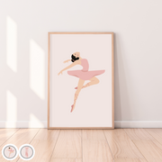 Pink girls room. Soft pink nursery decor. Vintage girls bedroom styling. Classic girls pastel pink bedroom decor. Ballerina wall art. Ballet girls room inspo. Pink ballerina print decor. Timeless girls pink bedroom ideas. Elegant girls bedroom art. Girls feminine bedroom. Baby pink girls bedroom decor. Vintage girls nursery decor. Classic pink bedroom. Delicate ballet inspired girls decor.