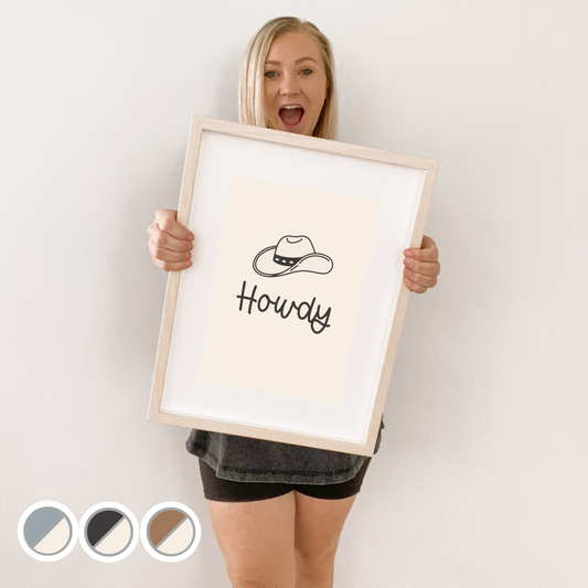 Boys yeehaw wall print. Howdy wall art. Western kids unframed print. Howdy Kids wall art. Kids Cowboy bedroom styling. Western boys bedroom wall decor. Kids cowboy room inspo. Rodeo boys bedroom inspo. Boys western bedroom ideas. Kids cowboy wall print. Boys western wall decor. Howdy boys wall print.