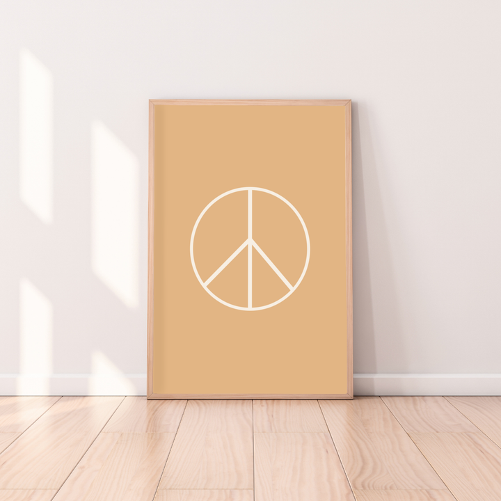 peace sign print, peace symbol wall art, kids room decor, neutral nursery print, boys bedroom wall art, girls bedroom decor, gender neutral nursery decor, retro kids print, minimalist wall art, colourful peace print, playroom wall decor, modern nursery art, coastal kids decor, framed kids wall print, children’s bedroom artwork, rental friendly kids decor, Hello Saturday Kids Decor