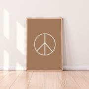 peace sign print, peace symbol wall art, kids room decor, neutral nursery print, boys bedroom wall art, girls bedroom decor, gender neutral nursery decor, retro kids print, minimalist wall art, colourful peace print, playroom wall decor, modern nursery art, coastal kids decor, framed kids wall print, children’s bedroom artwork, rental friendly kids decor, Hello Saturday Kids Decor