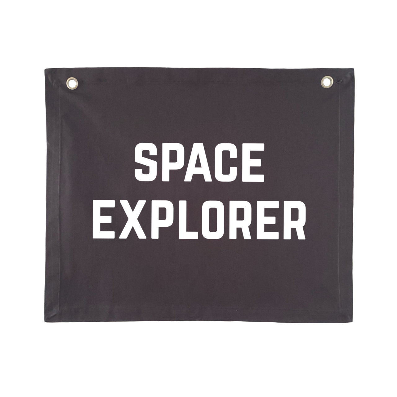 Black space explorer wall banner. Outta space bedroom decor. Black Astronaut nursery sign. Galaxy inspired playroom styling. Planet kids wall hanging. Kids rental friendly decor. Black tones Space themed kids bedroom. Boys bedroom decor. Playroom galaxy wall banner. Kids bedroom inspo. Kids black space playroom ideas. Black boys bedroom decor.