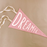 kids pennant flag. dreamer bedroom styling. dreamer bedroom wall decor. dreamer bedroom wall banner. dreamer wall flag banner. dreamer bedroom inspo. dreamer bedroom decor ideas. dreamer nursery bedroom decor. dreamer flag. dreamer nursery room inspo. dreamer pennant flag.