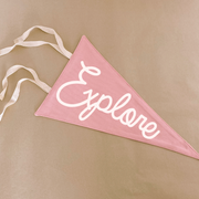 kids pennant flag. adventure bedroom styling. explore bedroom wall decor. adventure bedroom wall banner. explore wall flag banner. explore bedroom inspo. explore bedroom decor ideas. adventure girls bedroom decor. adventure flag. explore girls room inspo. explorer pennant flag.