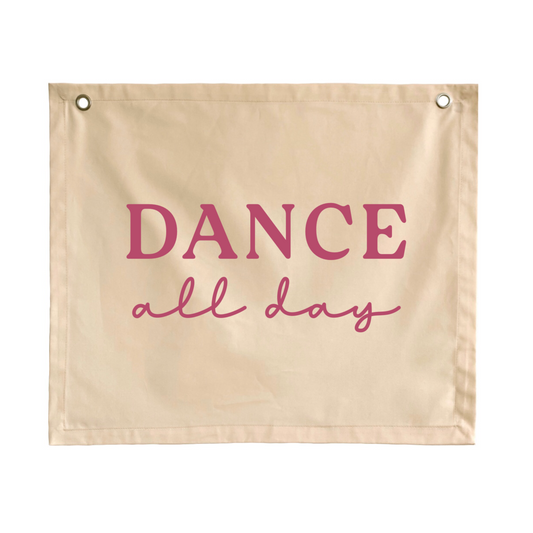 Dance all day girls wall banner ~ Shell ~ Sale