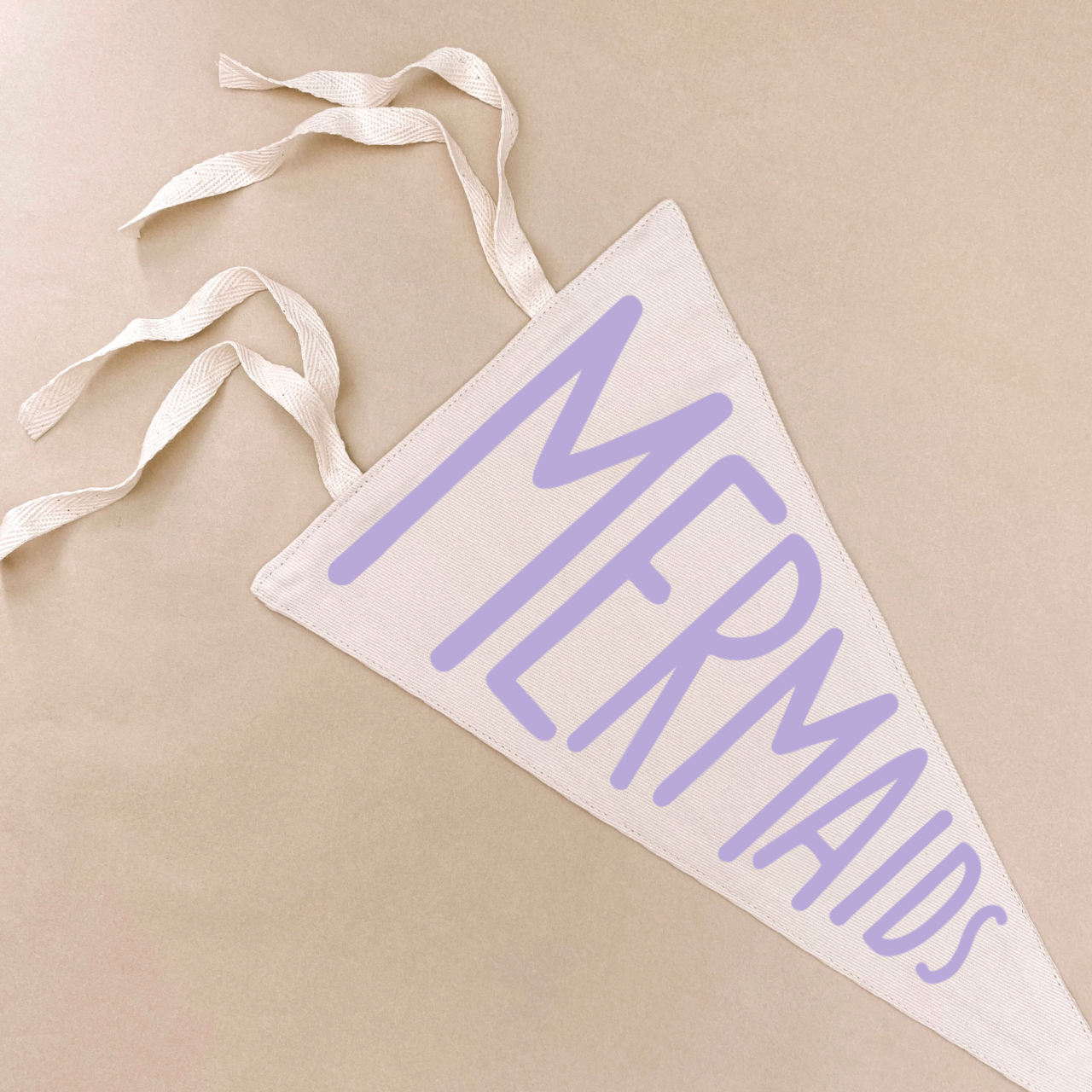 Mermaids girls tie up pennant ~ Warm sand ~ Sale