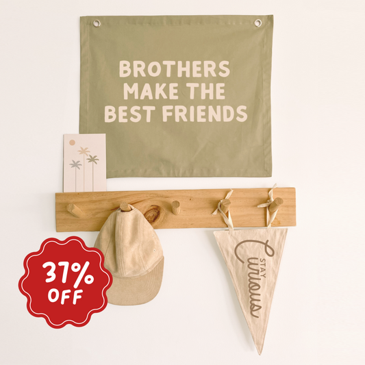 Brothers wall banner ~ Fern ~ Imperfect