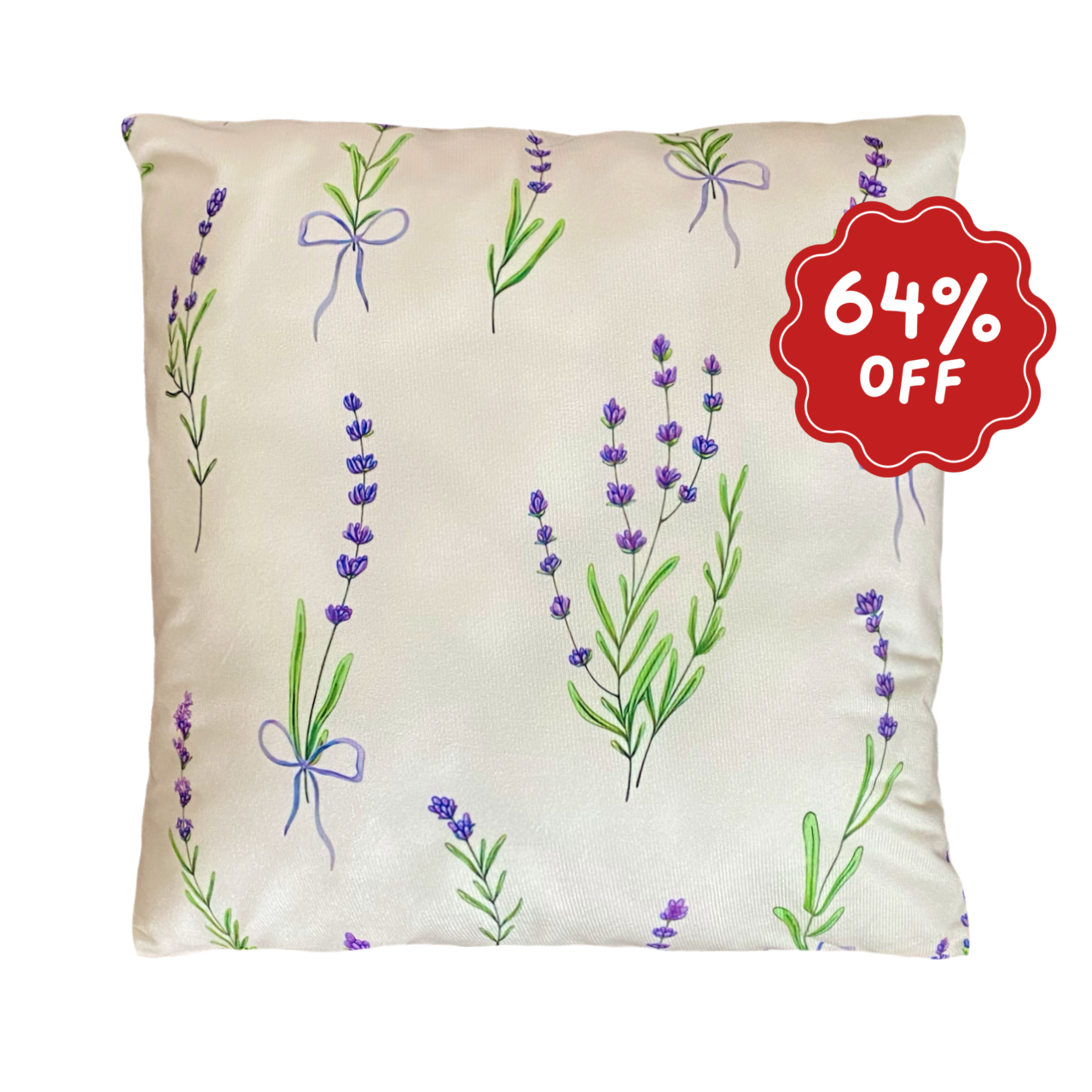 Lavender cushion slip  ~ Sample