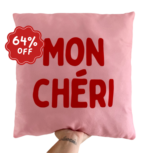 Mon Cheri cushion slip  ~ Sample