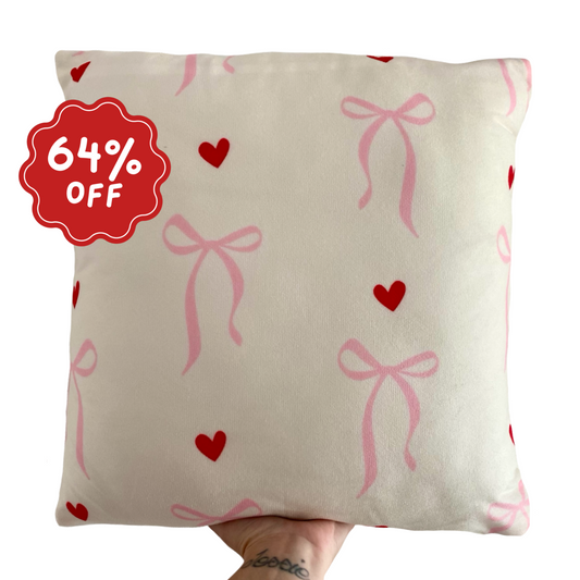 Bows cushion slip  ~ Sample