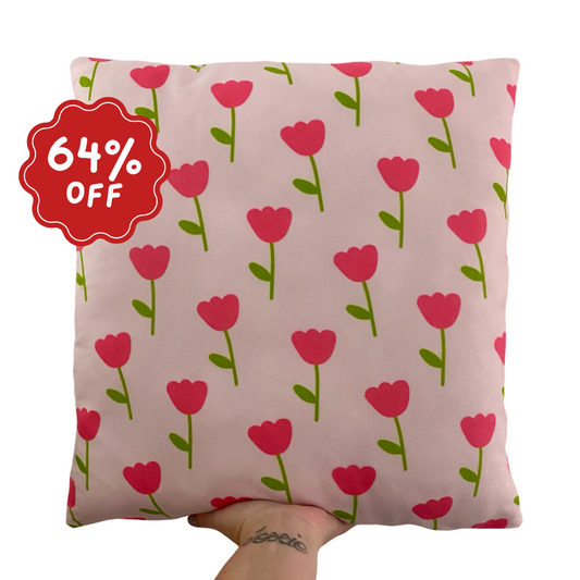 Flower fields cushion slip  ~ Sample