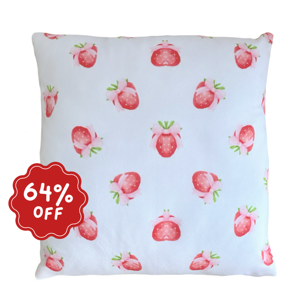 Berries & Bows cushion slip  ~ Sample
