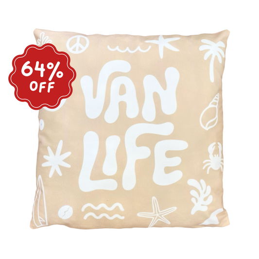 Van life cushion slip  ~ Imperfect