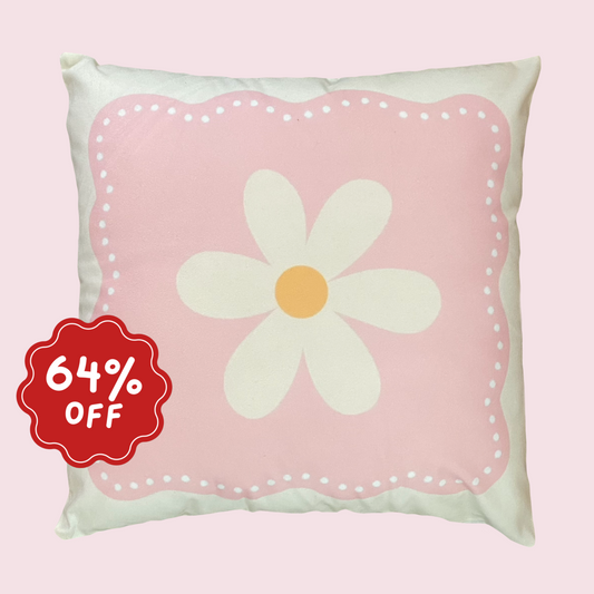 Daisy cushion slip  ~ Sample