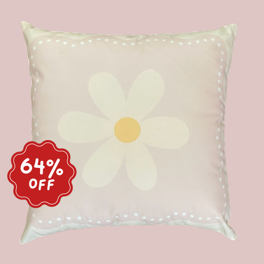 Daisy cushion slip  ~ Sample