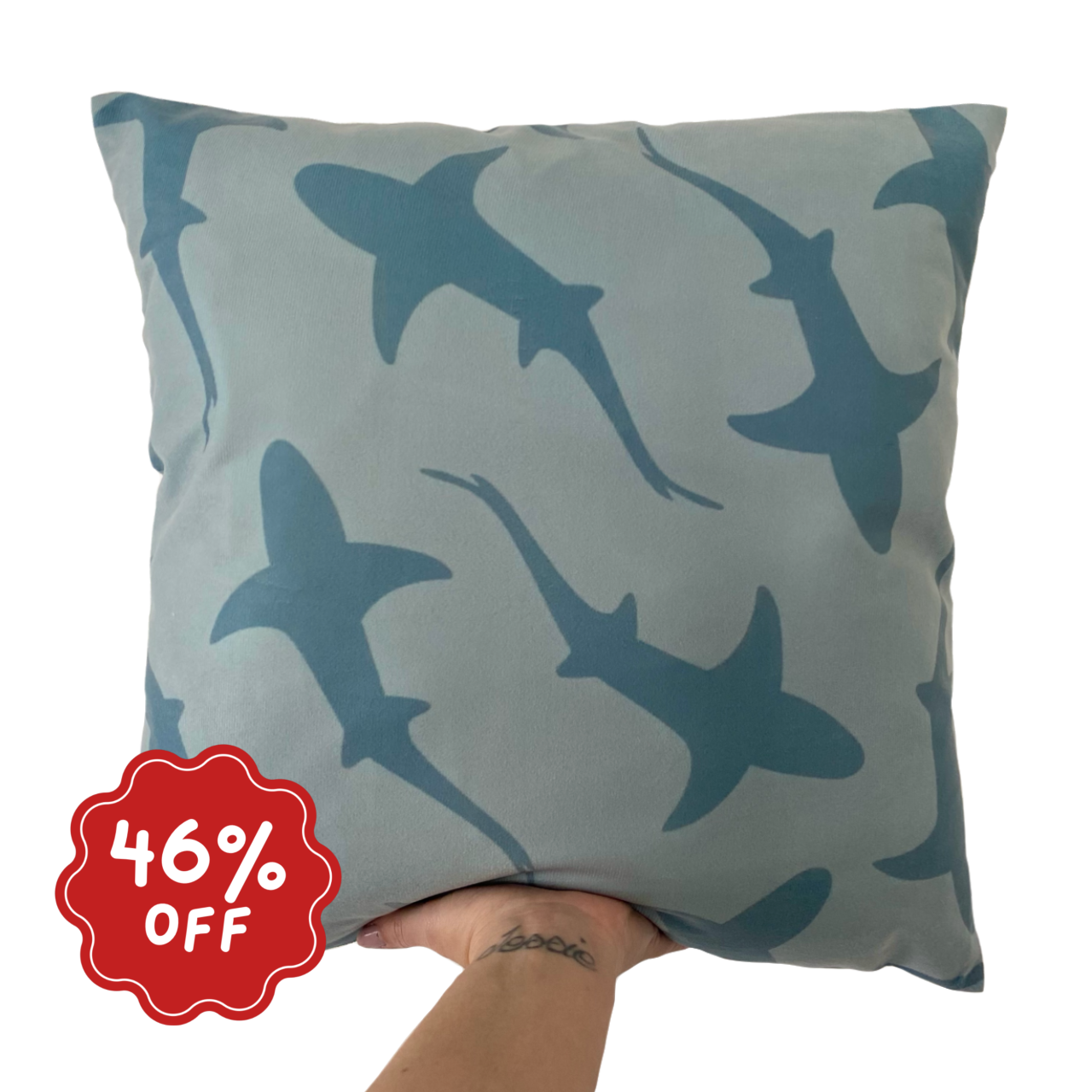 Shark bay cushion slip / cushion cover ~ Sale