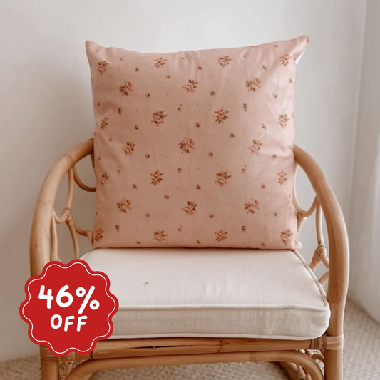 Vintage pink floral cushion slip | cushion cover ~ Sale