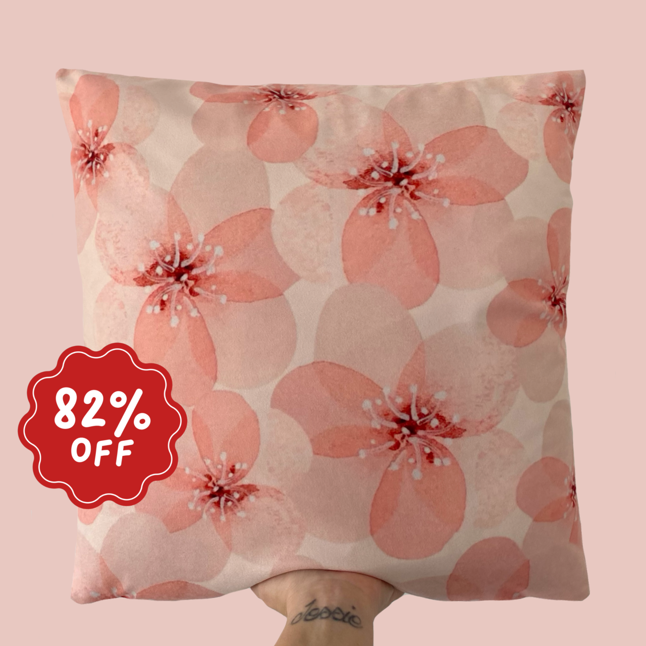 Bloom cushion slip / cushion cover  ~ Sample