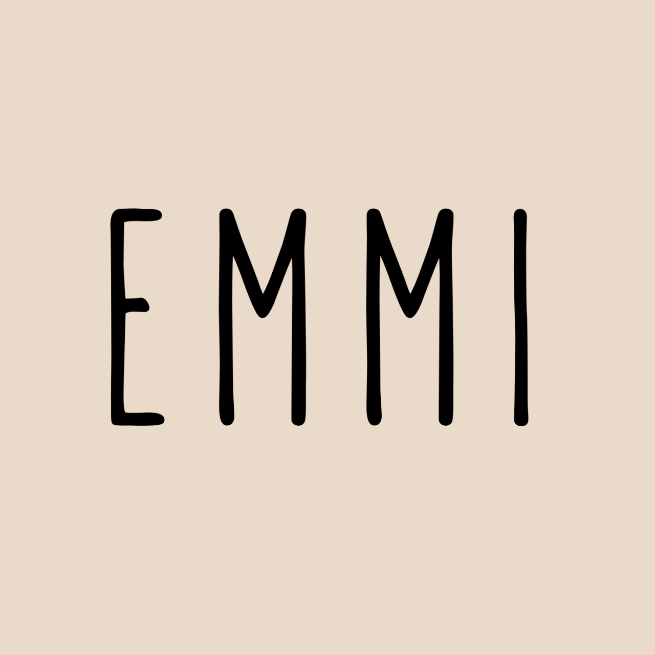 Personalised canvas gift tag ~ warm sand ~ Imperfect