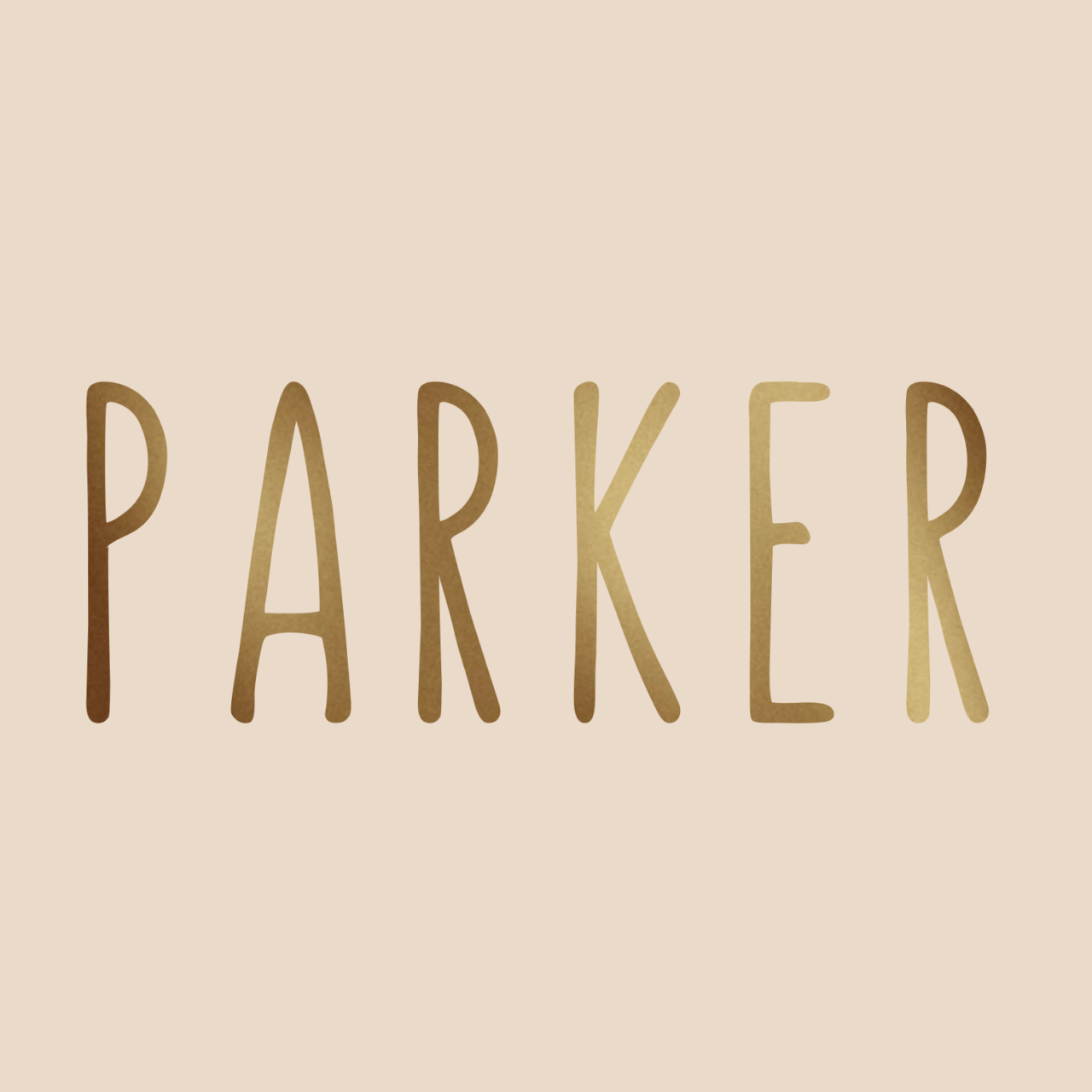 Personalised canvas gift tag ~ warm sand ~ Imperfect