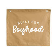 Built for Boyhood Banner, Boyhood Wall Banner, Boys Wall Banner, Brown Wall Banner, Brown Kids Decor, Brown Boys Decor, Brown Boys Bedroom, Brown Kids Room Decor, Boys Brown Bedroom Decor, Brown Boys Room, Boys Bedroom Decor, Boys Wall Decor, Kids Bedroom Decor, Kids Wall Banner, Kids Room Banner, Fabric Wall Banner, Canvas Wall Banner, Boys Room Wall Hanging, Kids Wall Hanging, Cool Boys Decor, Cool Boys Bedroom, Cool Kids Room Decor, Modern Boys Decor, Classic Boys Decor, Timeless Boys Decor