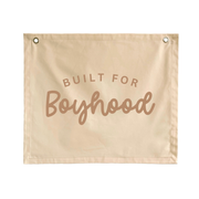 Built for Boyhood Banner, Boyhood Wall Banner, Boys Wall Banner, Neutral Wall Banner, Natural Wall Banner, Neutral Kids Decor, Natural Kids Decor, Neutral Boys Decor, Natural Boys Decor, Neutral Boys Bedroom, Natural Boys Bedroom, Neutral Kids Room Decor, Natural Kids Room Decor, Boys Neutral Bedroom Decor, Neutral Boys Room, Boys Bedroom Decor, Boys Wall Decor, Kids Bedroom Decor, Kids Wall Banner, Kids Room Banner, Fabric Wall Banner, Canvas Wall Banner, Boys Room Wall Hanging, Kids Wall Hanging, Cool Boy