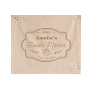Personalised Neutral Flower Market Banner, Warm Sand Flower Market Banner, Neutral Flower Market Banner, Personalised Flower Market Banner, Flower Market Banner, Flower Market Banner with Bows, Removable Bow Banner, Personalised Bow Banner, Kids Flower Market, Girls Flower Market, Flower Shop Sign, Kids Flower Shop, Pretend Flower Shop, Neutral Flower Shop Decor, Play Market Decor, Kids Market Stall Decor, Flower Market Stall, Play Shop Decor, Pretend Play Decor, Imaginative Play Decor, Cubby House Decor, N