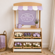 Personalised Purple Flower Market Banner, Purple Flower Market Banner, Personalised Flower Market Banner, Flower Market Banner, Kids Flower Market, Girls Flower Market, Flower Shop Sign, Kids Flower Shop, Pretend Flower Shop, Purple Flower Shop Decor, Play Market Decor, Kids Market Stall Decor, Flower Market Stall, Play Shop Decor, Pretend Play Decor, Imaginative Play Decor, Cubby House Decor, Girls Cubby House Decor, Purple Cubby House Decor, Playroom Decor, Girls Playroom Decor, Purple Playroom Decor, Flo